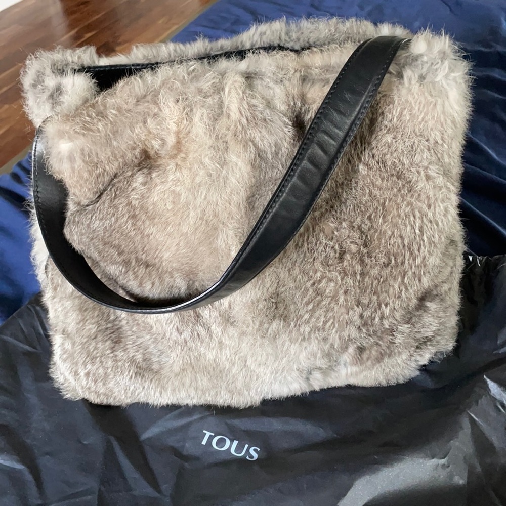 TOUS real fur handbag